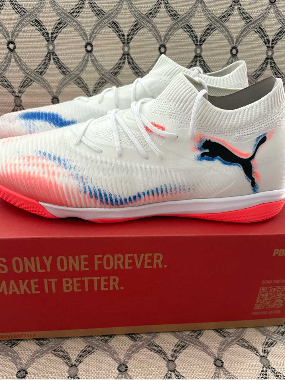 PUMA Men's Future Match 8 IT Untamed Pack Indoor Soccer Shoes Sz 10.5 108598-01